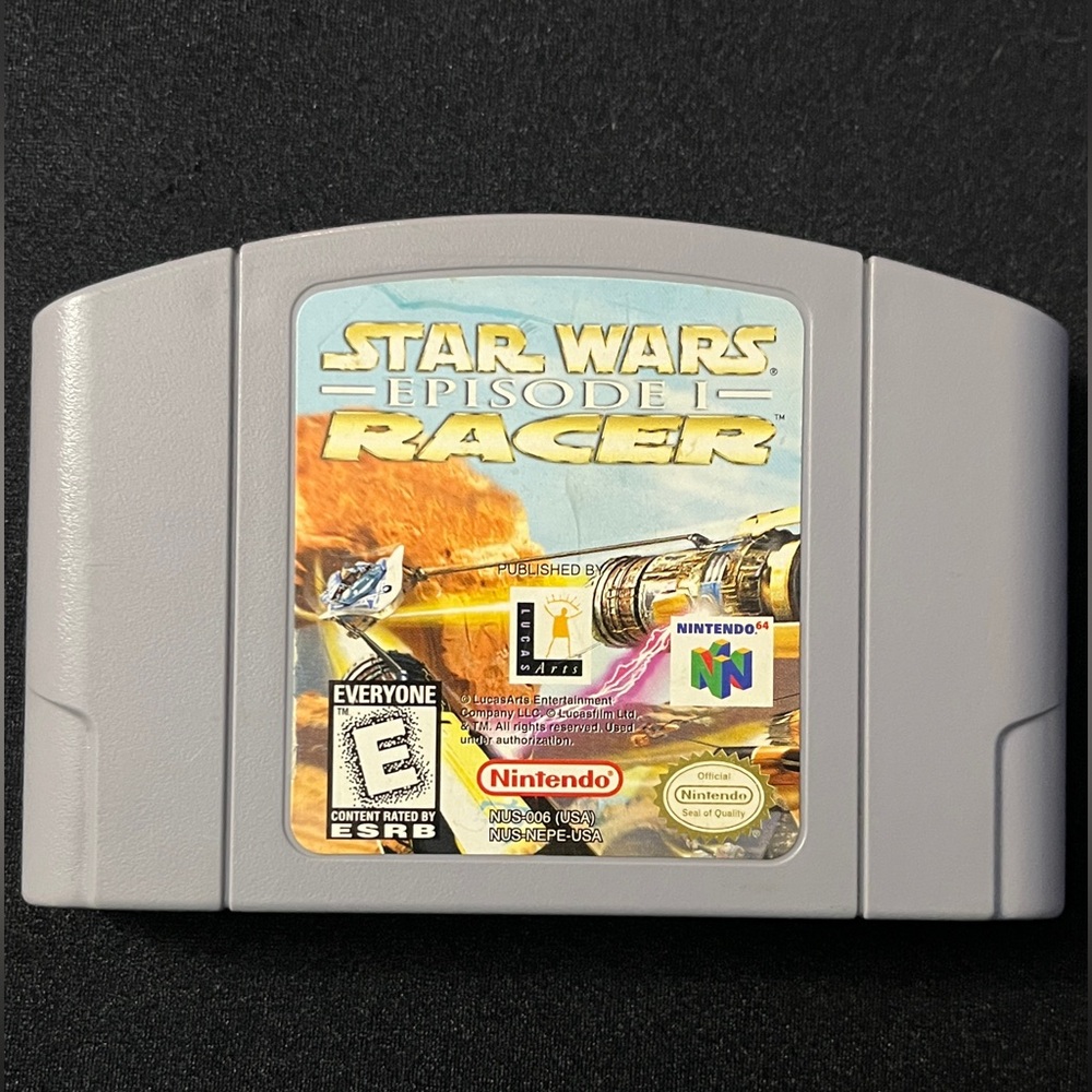 Star Wars Episode 1 Racer Nintendo 64 N64, Tested Working
